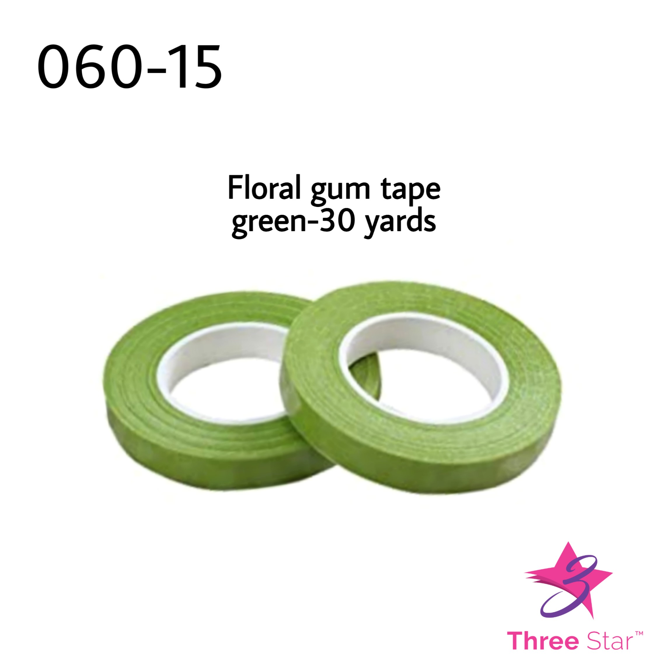 Floral gum tape green 30 yards